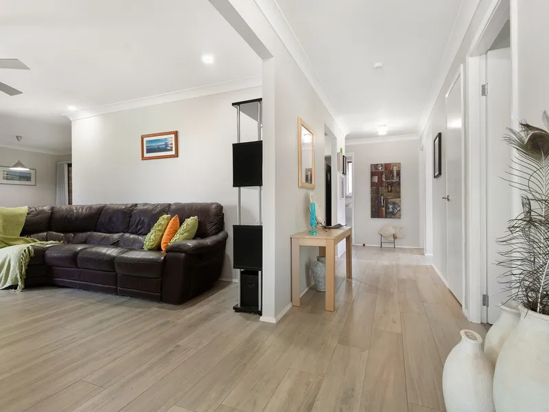 Level living by the lake