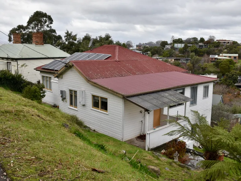Quiet street close to town