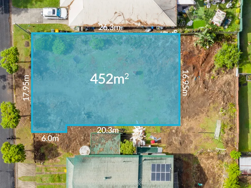 RARE 18 METRE FRONTAGE!