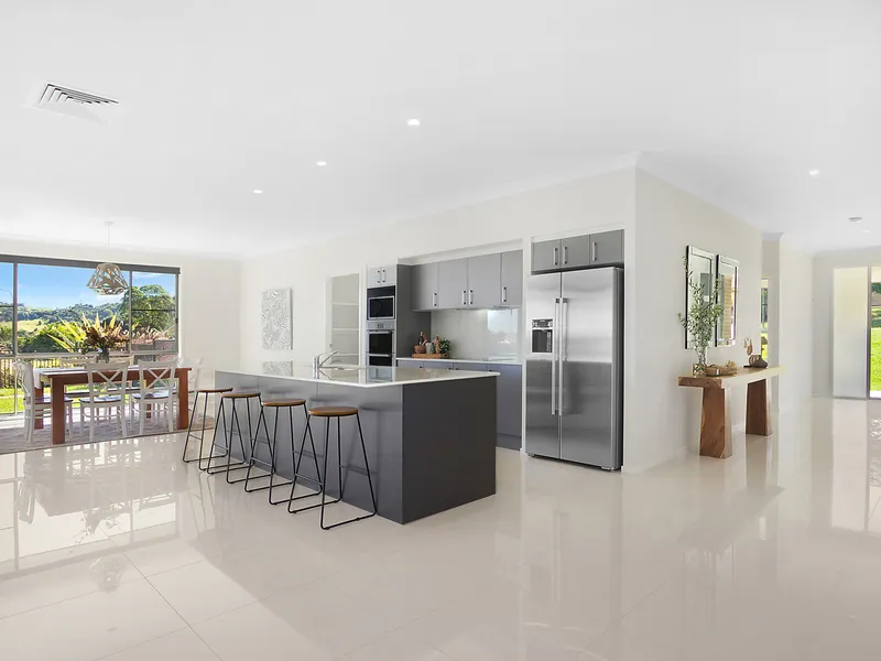 Spacious modern home with a beautiful outlook