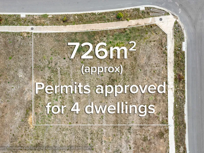 Ready, Set, Build. This Corner Site has Approved Plans for you to Build Four Incredible Dwellings