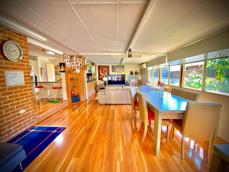 4 Bedroom with huge Separate Entertainer! , Easy well maintained backyard with 2 Sheds and Solar Panel