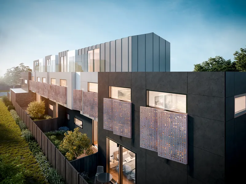 Stately luxury in this peaceful Carnegie enclave.