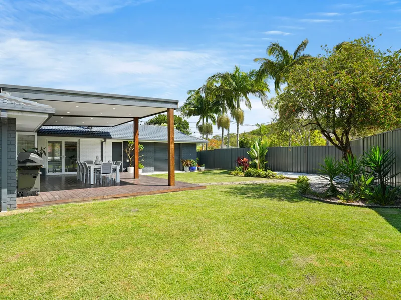 Pristine family home in a central location inclusive of a huge enclosed back yard