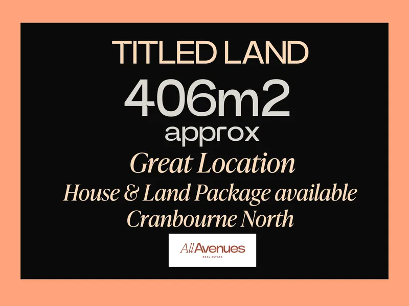 Tittled Land for Sale in Cranbourne North