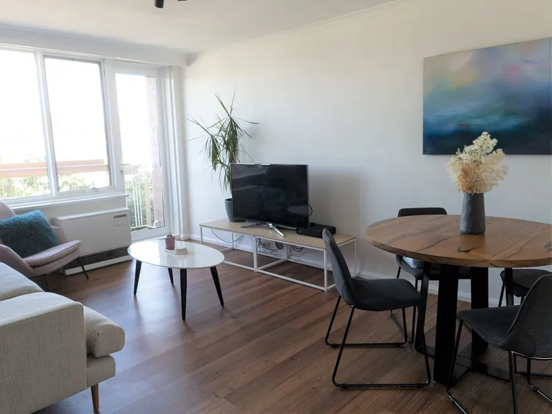 Fully Renovated Apartment with Views Over Toorak