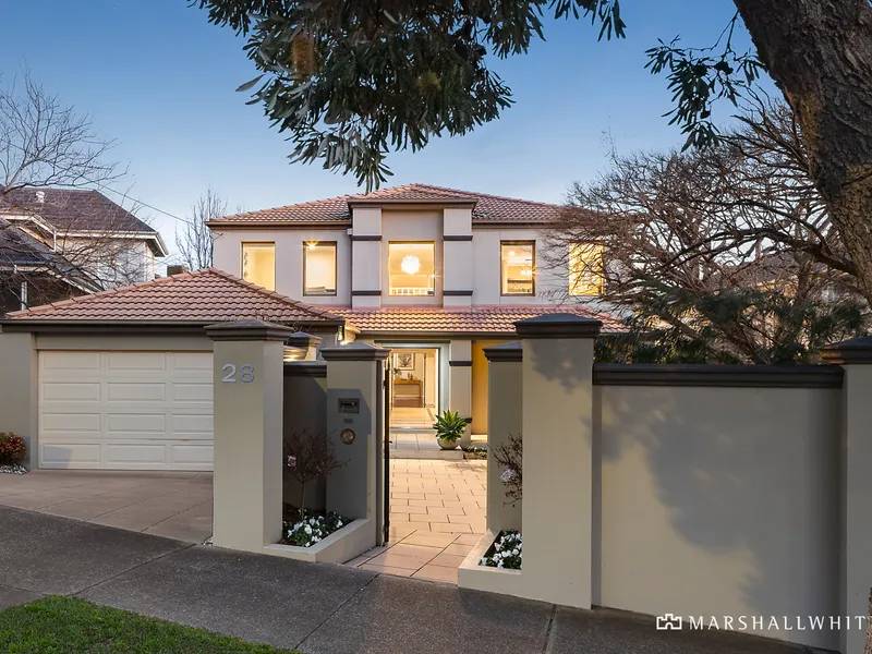 Elevated Family Living with a Bay View