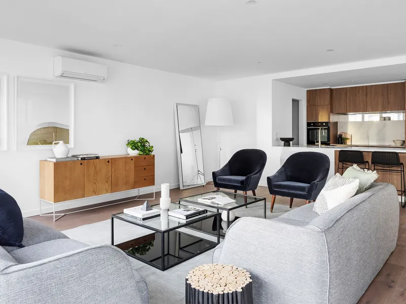 Spacious open plan apartment in Moonee Ponds. Buy now, settle in 6 months* Only 5% deposit*. Plus, save 50% on stamp duty*