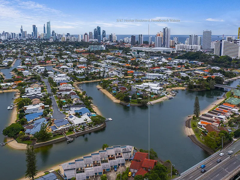 Skyline Waterfront Views. Walk to the Beach & Pacific Fair.