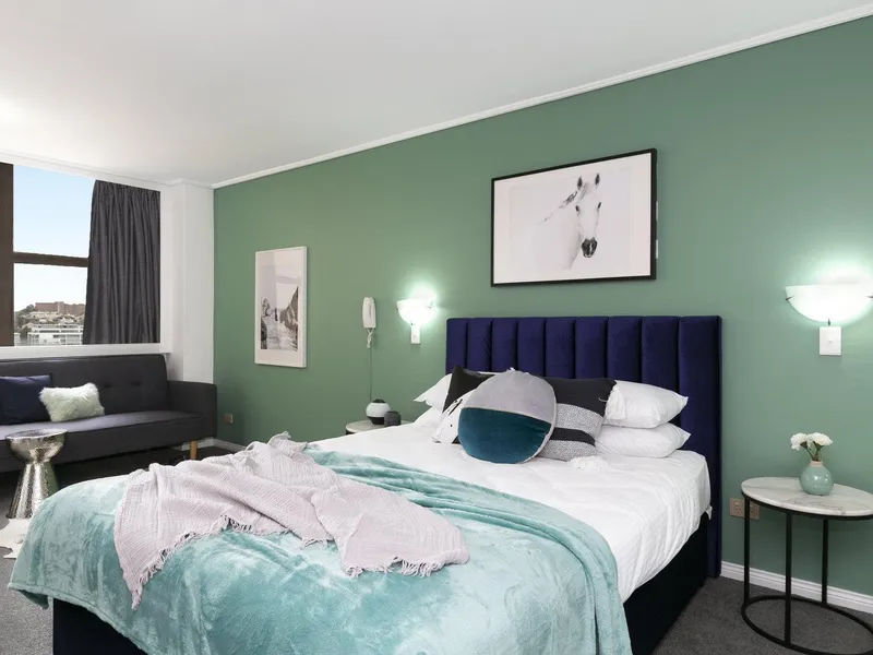 Large Studio Furnished in Style within a Secure Building with 24h Concierge