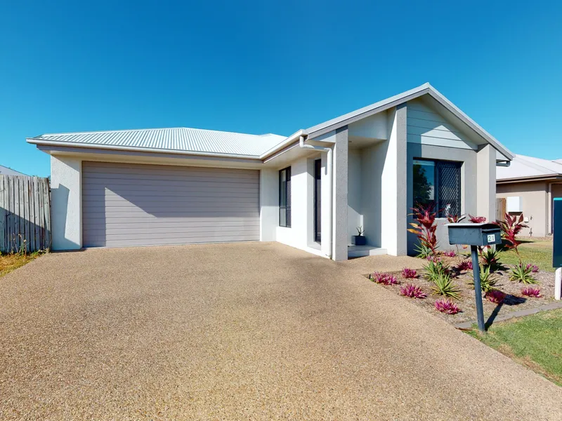 Centrally located close to parks and walking paths