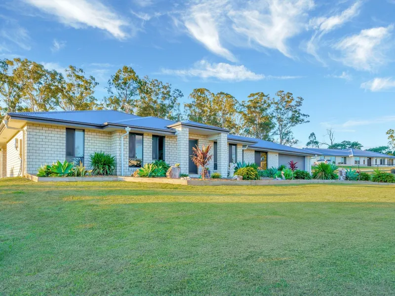 Large near new home on acreage with 4 bay shed located at Kerry, in the beautiful Scenic Rim Region