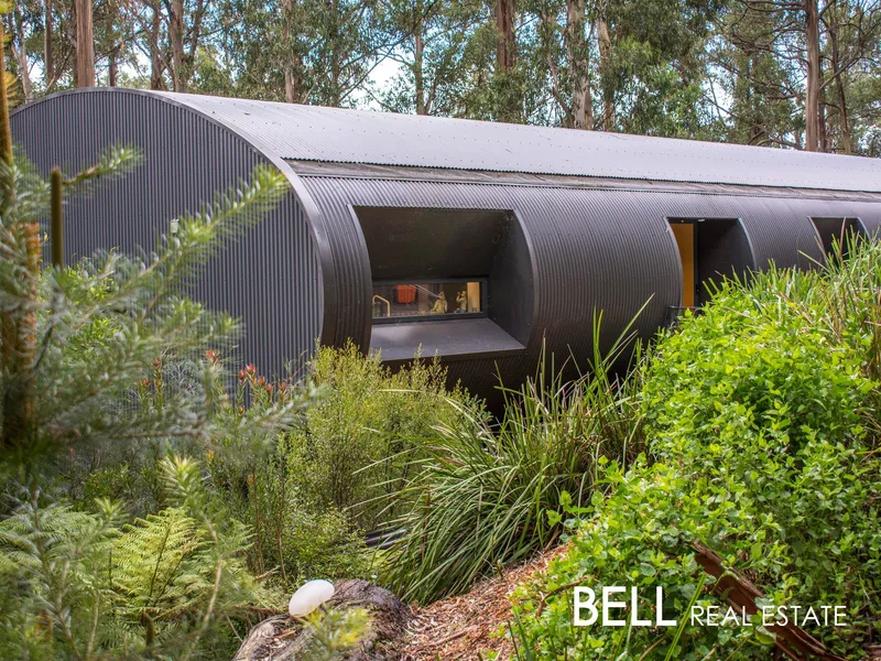 “The Log House”: Award Winning Sustainable Home Nestled in the Forest on 1.5 Acres