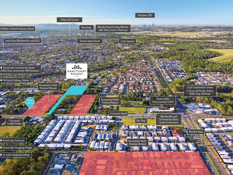 New release homesite within walking distance to local conveniences