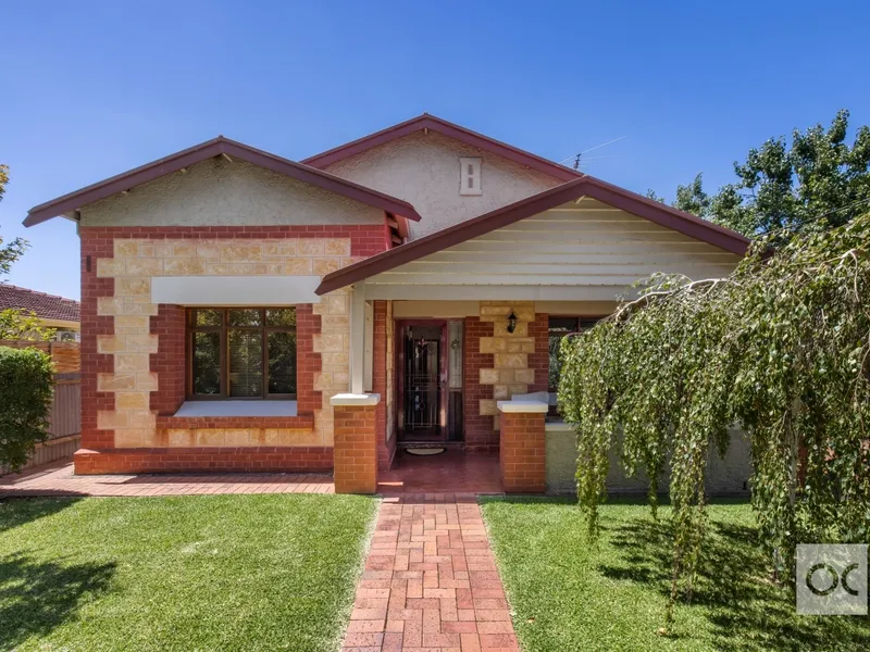 An extended c.1921 sandstone bungalow worth the wait in a prime locale