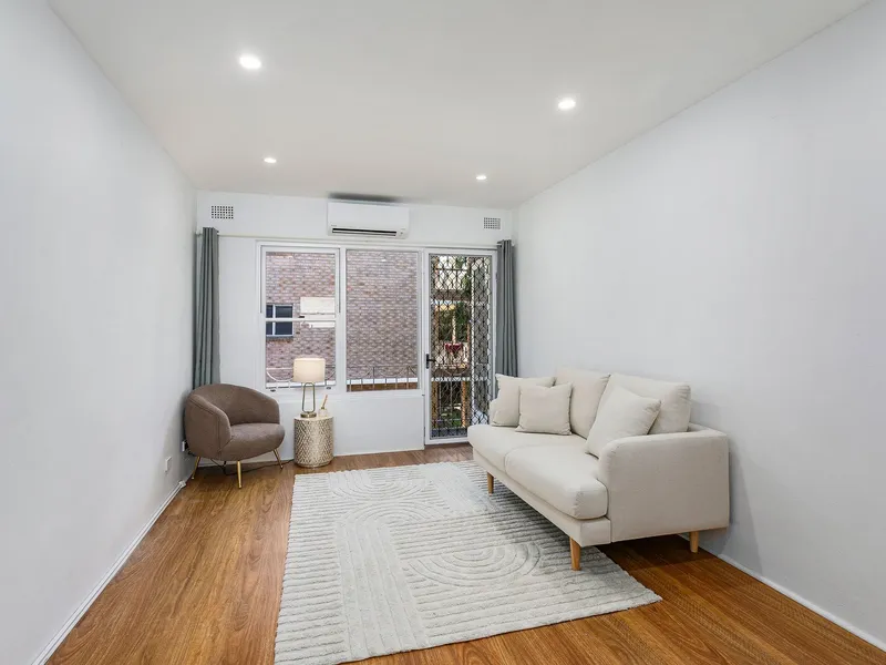 Renovated property with timber flooring