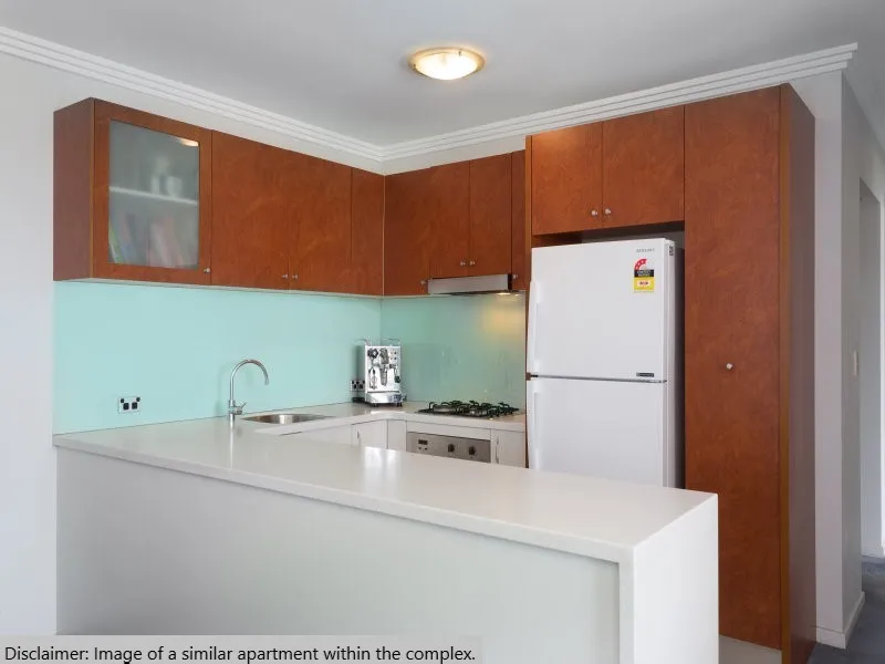North facing unit with views To The Landscaped Garden, Swimming Pool & Sporting Area