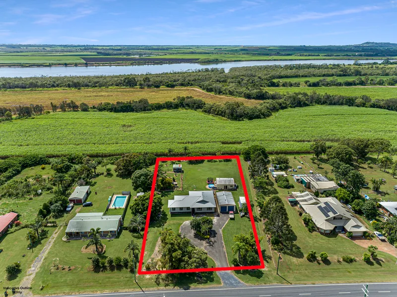 4/5 BEDROOM MODERN HOME WITH DUAL LIVING, 4 BAY FULLY-POWERED COLORBOND SHED SITUATED IN POPULAR GOOBURRUM!!!