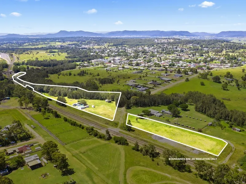 Build your dream home on acreage block close to town