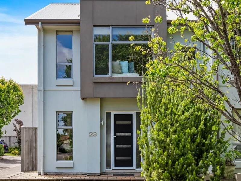 Quiet home overlooking Verona Square Gardens.