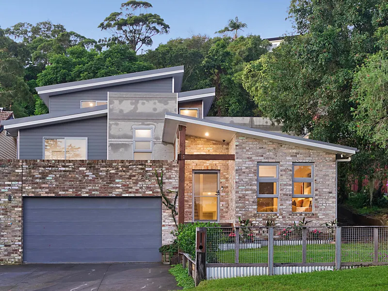 Architectural Split-Level Haven in Private, Leafy Enclave