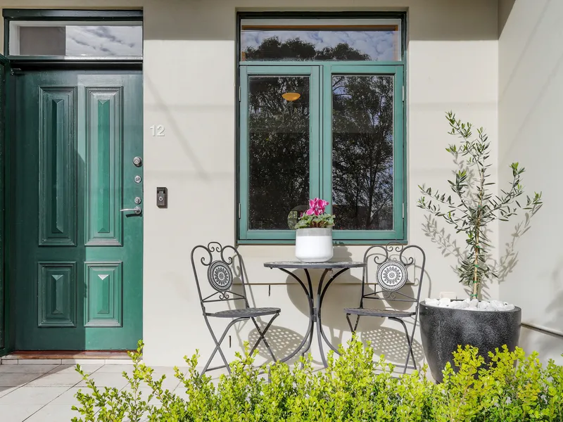 Sleek modern terrace of supreme quality