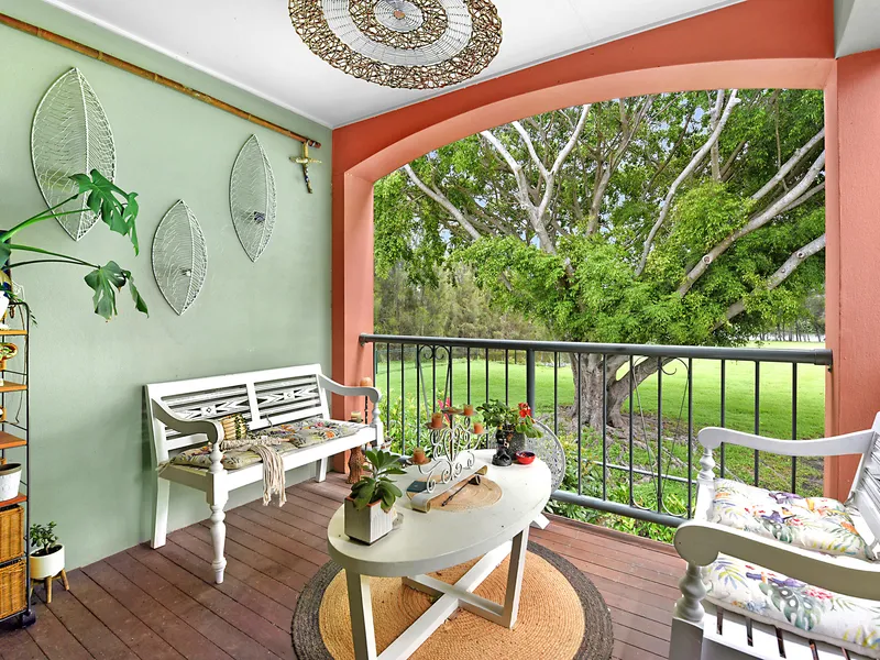 Water breezes all year round in secure gated complex.