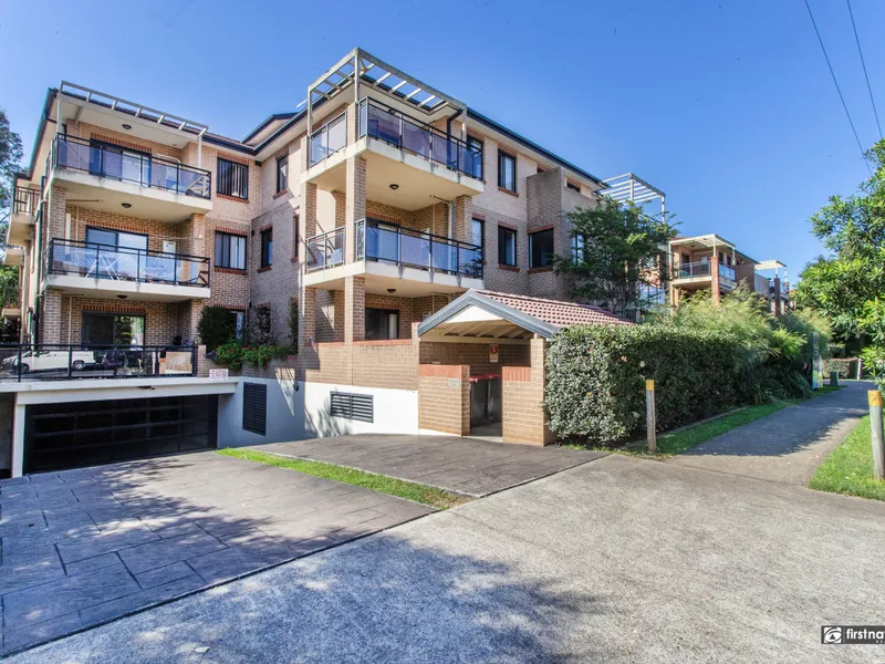 A modern two bedroom unit on the second floor