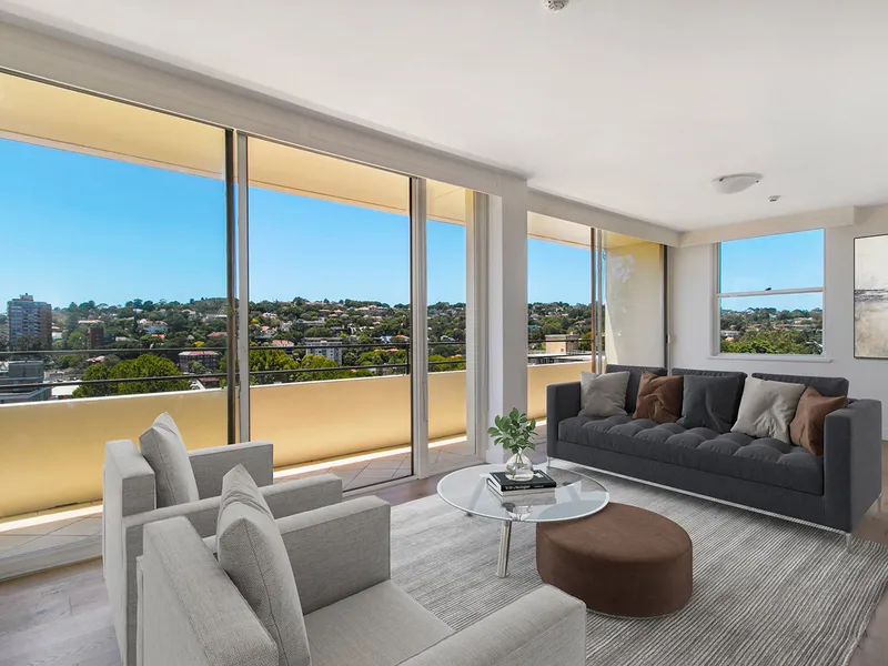 Renovated & Quiet with Outstanding Water & District Views