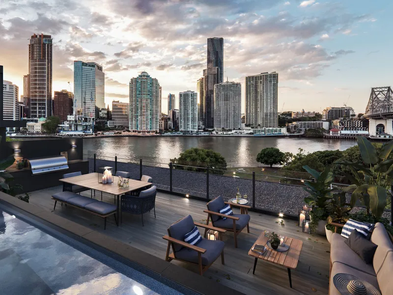The Epitome of Luxury - Three Bedrooms with Never to be Built out River and City Views