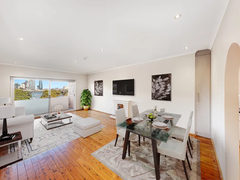 TWO BEDROOM APARTMENT WITH BALCONY, VIEWS AND LOCK UP GARAGE