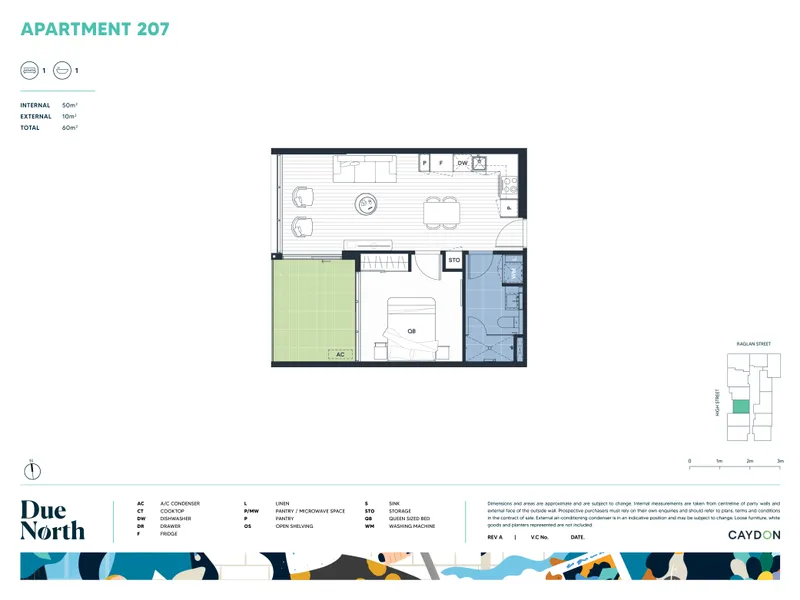 1 bedroom, 1 bathroom apartment with open-plan living. Save 50% on stamp duty*