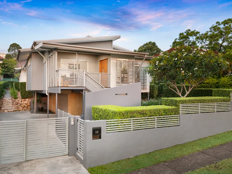 Luxurious sanctuary with a swimming pool and private home office
