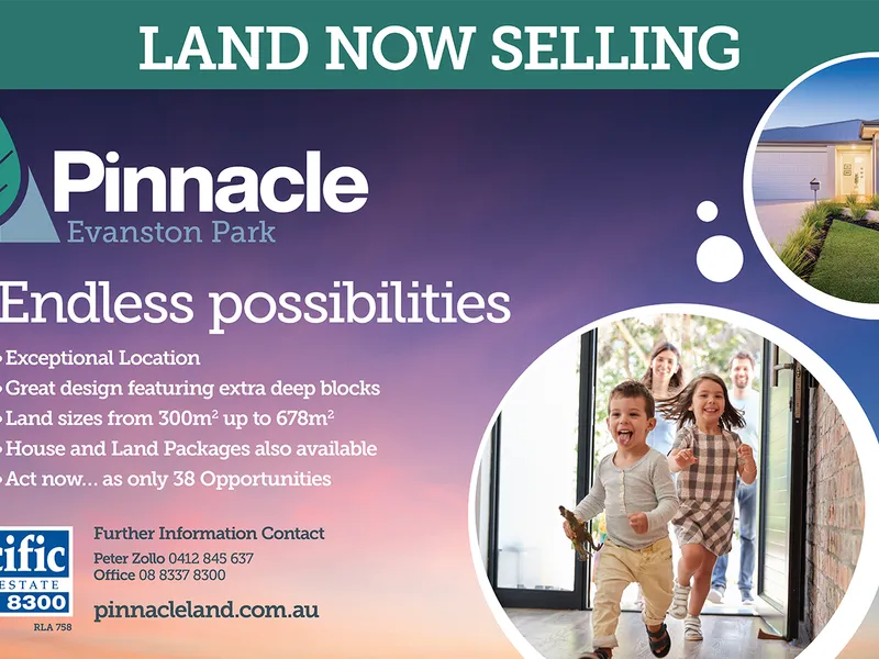 PINNACLE ESTATE - EVANSTON PARK'S FINEST LAND RELEASE!!