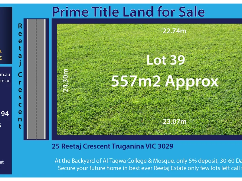Title Land for Sale, A Rare Opportunity, Not To Be Missed!