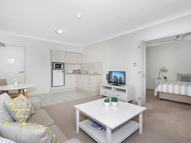 Retire in style in this 1 Bedroom Serviced Apartment.