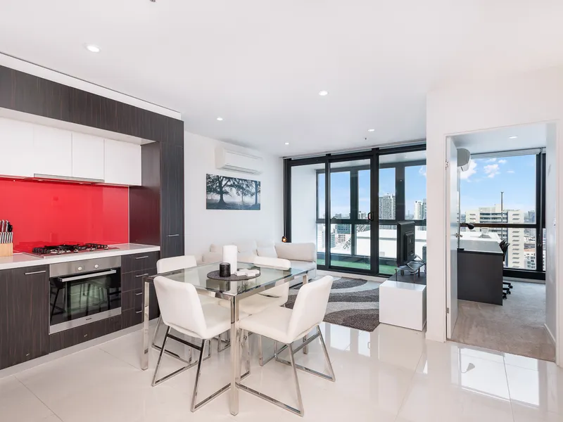 CENTRALLY LOCATED LARGE THREE BEDROOM TWO BATHROOM FULLY FURNISHED APARTMENT.