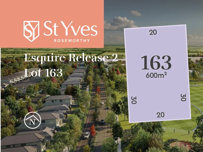 St Yves Roseworthy - 595m2 Lot Overlooking Linear Park