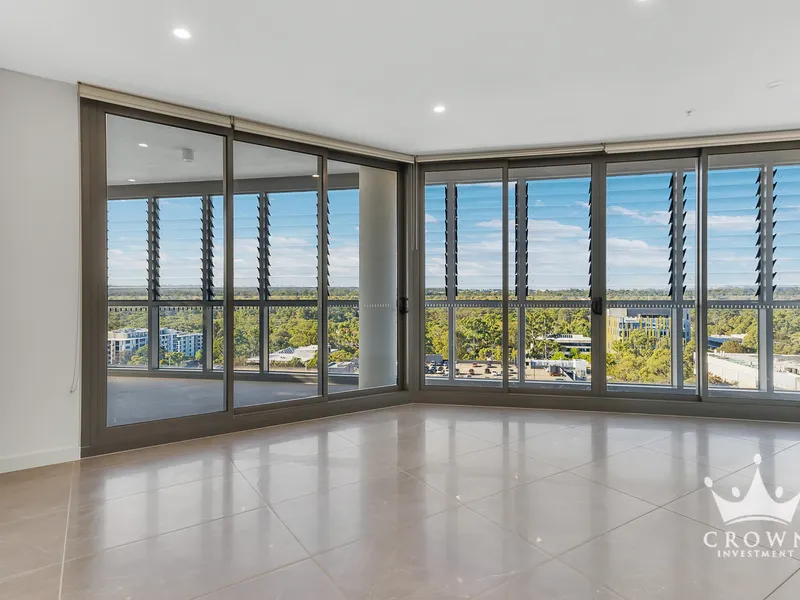 High level north facing luxury 2-bed apartment with winter garden in the heart of Macquarie park, please contact exclusive agent Patty on 0402315096