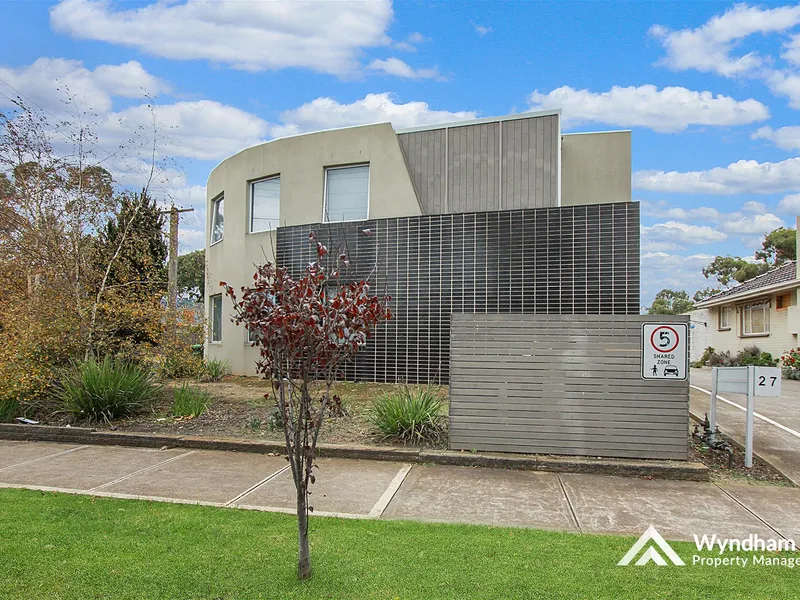 Modern and Sleek - With Front Loading Washing Machine and Fridge Included