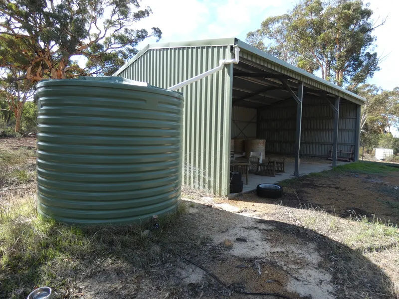 20 Acres with Shed and Views