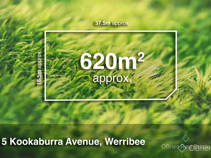 Corner Allotment 620 M2 (approx.) in Central Werribee