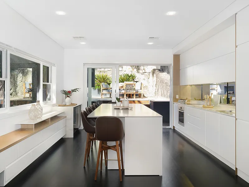Superbly positioned residence with North Sydney skyline views