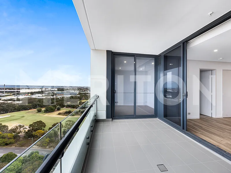 2 bedroom with study and 1 carpark with glimpse of water views and golf course