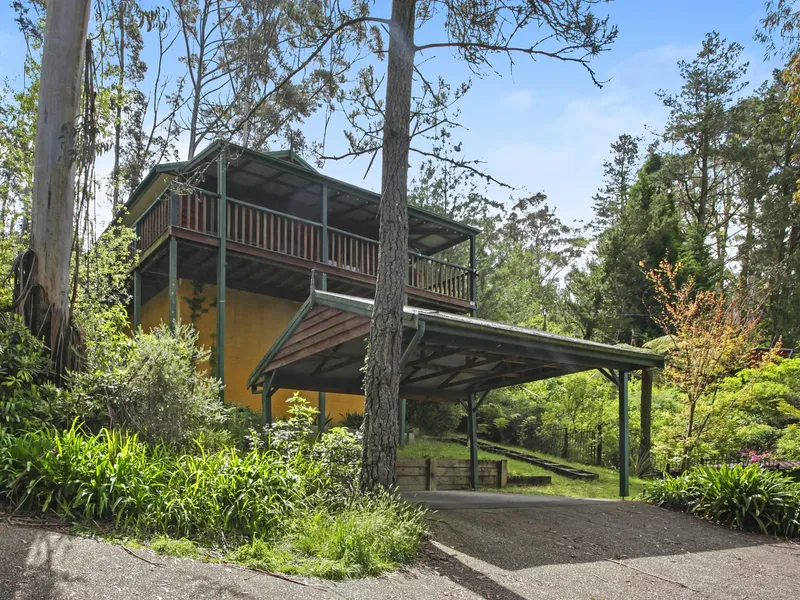 Mountains Home with Bush Outlook