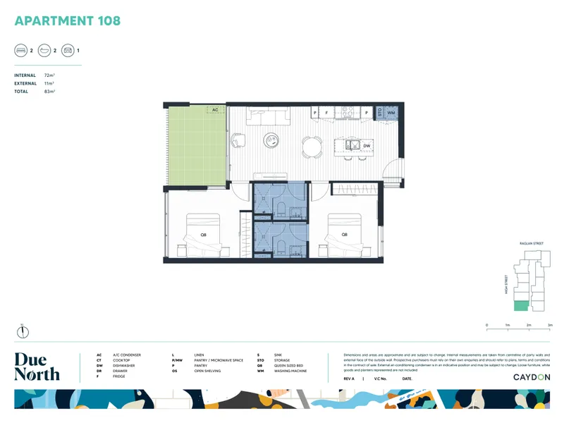 2 bedroom, 2 bathroom light-filled apartment in Preston. Save 50% on stamp duty*