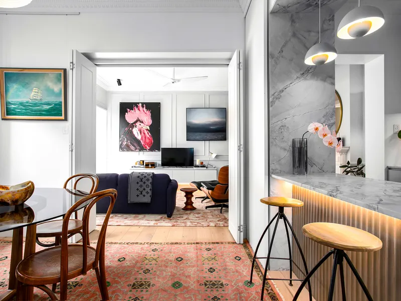 Serene & Stylish Living In Magically Transformative Apartment