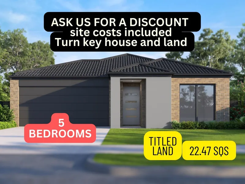 5 BEDROOOM FAMILY HOMES - ORANA ESTATE - 388m2 LAND SIZE - HOUSE SIZE 22.47 SQ *** TITLED LAND*** START BUILDING SOON - PERFECT FIRST HOME