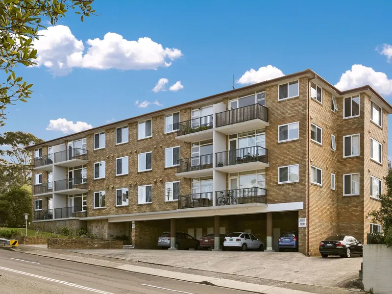 Top floor apartment with leafy district views