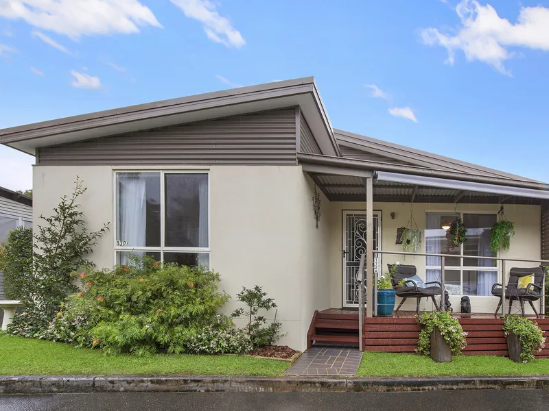 2 bedroom home with garage and ample storage space!